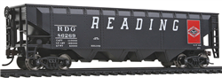 Walthers 1422 HO Offset Hopper Reading Large Lettering Anthracite Logo