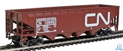 Walthers 1424 HO Offset Hopper Canadian National Large Logo