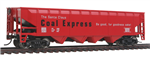 Walthers 1439 HO Offset Hopper Santa Claus Coal Express