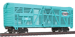 Walthers 1687 HO 40' Stock Car New York Central Jade Green System Logo