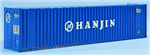 Walthers 1712 40' Hi-Cube Container Hanjin