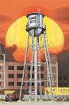 Walthers 2826 HO City Water Tower Built-Ups Silver