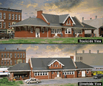 Walthers 2904 HO City Station Kit