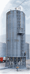 Walthers 2937 HO Wet-Dry Grain Storage Bin 2-Pack Kit