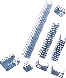 Walthers 2939 HO Platforms and Stairways Photo-Etched Kit