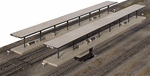 Walthers 3175 HO Butterfly Style Station Platform Shelter Kit