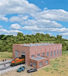 Walthers 3266 N Two-Stall 130' Brick Diesel House Kit
