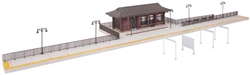 Walthers 3392 HO Amtrak Rural Station Kit