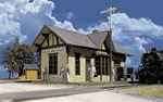 Walthers 3532 HO Golden Valley Depot Kit