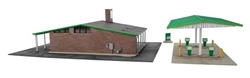 Walthers 3542 HO Modernized Gas Station Kit Main Building Kit