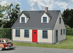 Walthers 3776 HO Cape Cod House Kit