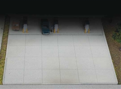 Walthers 3886 N Modern Parking Lot 8 Sections Kit