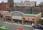 Walthers 4116 HO Modern Shopping Center II Kit