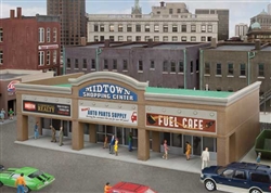Walthers 4116 HO Modern Shopping Center II Kit