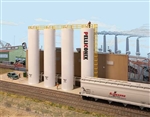Walthers 9334146 HO Plastic Pellet Plant Background Building Kit