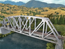Walthers 4521 HO Arched Pratt Truss Railroad Bridge Single-Track Kit