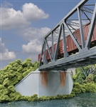 Walthers 4553 HO Double-Track Railroad Bridge Concrete Abutment Pkg 2 Kit
