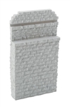 Walthers 4583 HO Single-Track Railroad Bridge Stone Abutment Resin Casting