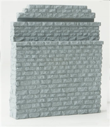 Walthers 4584 HO Double-Track Railroad Bridge Stone Abutment Resin Casting