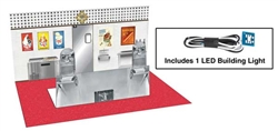 Walthers 4701 HO Spaces Interior Lighting and Detail Insert Vintage Dairy Queen
