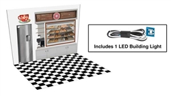 Walthers 4702 HO Hole-In-One Donut Shop Spaces Interior Lighting and Detail Insert