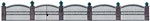Walthers 550 HO Wrought Iron Fence Kit 25-1/2"