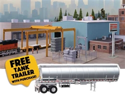Walthers B4107 HO Transformer Factory w/Trailer