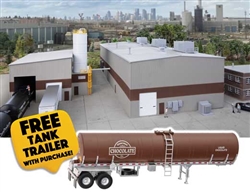 Walthers B4166 HO Choclate Factory w/Trailer