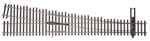 Walthers 94810018 HO Code 100 Nickel Silver DCC-Friendly #6 Turnout Right Hand