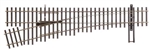 Walthers 70013 HO Code 70 Nickel Silver DCC Friendly Number 4 Turnout Left Hand