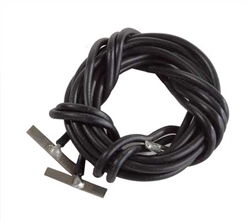 Walthers 70103 HO Code 70 Nickel Silver Terminal Joiners pkg 2 Includes Black 22-Gauge Wire