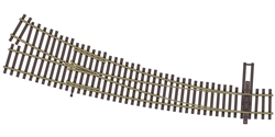Walthers 83068 HO Code 83 Nickel Silver DCC-Friendly Curved Turnout 24 and 36" Radii Right Hand