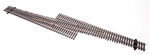 Walthers 83075 HO Code 83 Nickel Silver DCC Friendly Number 6 Single Crossover Turnout Left Hand