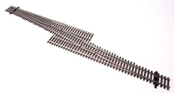 Walthers 83076 HO Code 83 Nickel Silver DCC Friendly Number 6 Single Crossover Turnout Right Hand