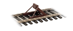 Walthers 83109 HO Assembled Track Bumper 4-Pack Rust Brown