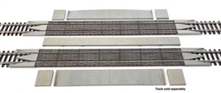 Walthers 94883113 HO Modern Wood Crossing w/Rerailer Ends Kit