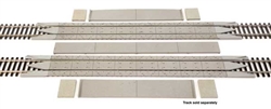 Walthers 94883115 HO Modern Concrete Crossing w/Rerailer Ends Kit