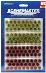 Walthers 1105 HO Grass Tufts pkg(104) 1/4" 0.6cm Tall Blooming Flowers