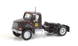 Walthers 11192 HO International 4900 Single-Axle Semi Tractor Only United Parcel Service Bow Tie Shield Logo Brown