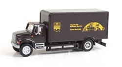 Walthers 11293 HO International 4900 Single-Axle Box Van United Parcel Service Bow Tie Shield Logo Brown