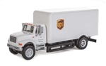Walthers 11295 HO International 4900 Single-Axle Box Van Assembled UPS Cartage Services