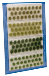 Walthers 1134 HO Grass Tufts 1/4" Tall Pkg 104 Wild Mix Short