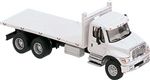 Walthers 11650 HO International 7600 3-Axle Flatbed Truck w/ Railroad Maintenance-of-Way Logo Decals