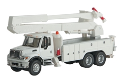 Walthers 11753 HO International 7600 Utility Truck w/Bucket Lift w/Railroad Maintenance-of-Way Logo Decals