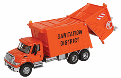 Walthers 11770 HO International 7600 Garbage Truck Sanitation District