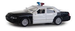 Walthers 12021 HO Ford(R) Crown Victoria Police Interceptor Police, Sheriff & Highway Patrol Decals Nonworking Lights