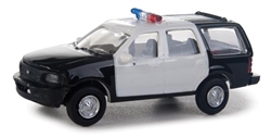 Walthers 12041 HO Ford(R) Expedition Special Service Vehicle (SSV) Police, Sheriff & Highway Patrol decals Nonworking Lights