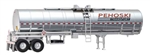 Walthers 94912351 HO Chemical Tank Trailer Assembled Pehoski Transport