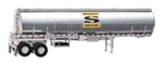 Walthers 94912357 HO Petroleum Tank Trailer Assembled Interstate Fuel & Oil