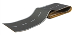 Walthers 1250 HO Flexible Self-Adhesive Paved Roadway Vintage Highway Dashed Centerline Solid Edge Markings